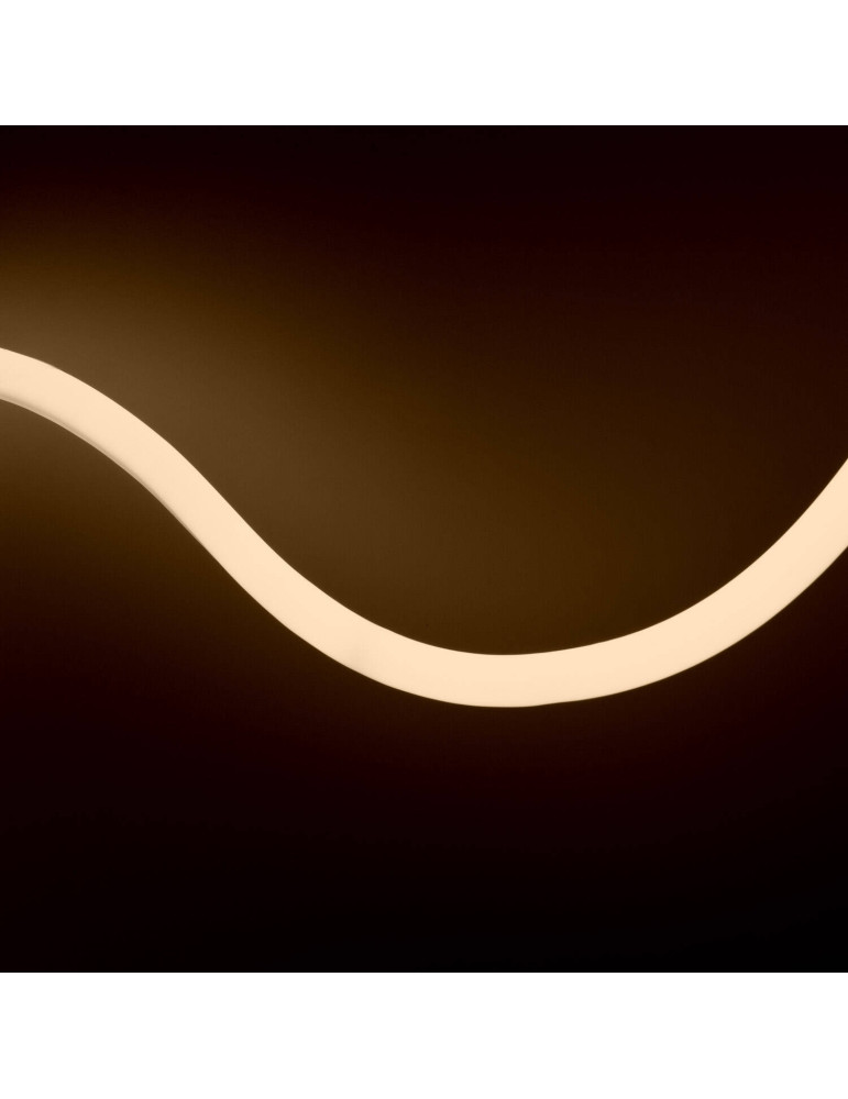 Bobine Néon LED Flexible 360º Rond Dimmable 220V AC 120LED/m IP67 Blanc Neutre 50 Mètres sur Mesure Coupe Tous les 100cm