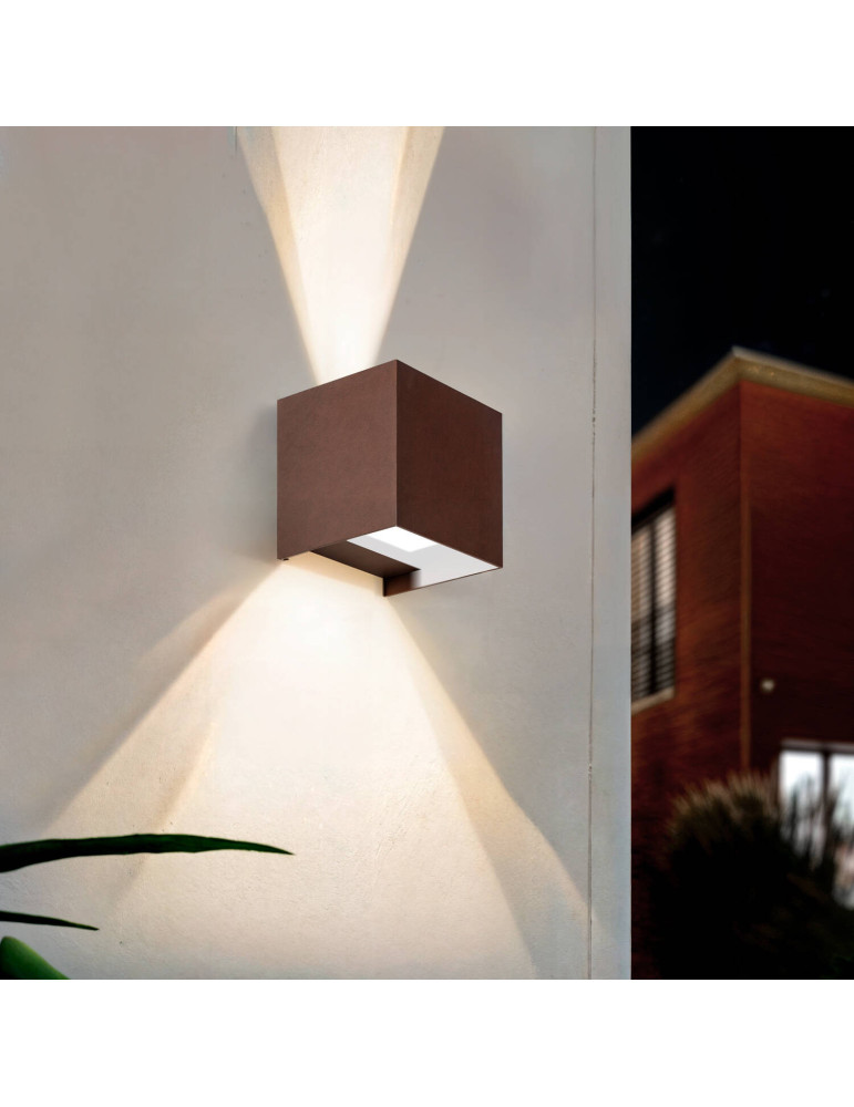 Applique Murale Extérieure LED 10 W Aluminium  Éclairage Double Face CCT Sélectionnable Iridix