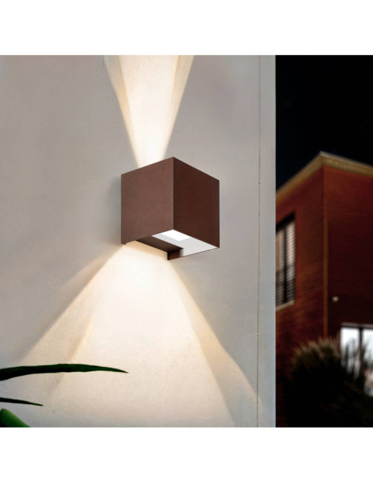 Applique Murale Extérieure LED 10 W Aluminium  Éclairage Double Face CCT Sélectionnable Iridix