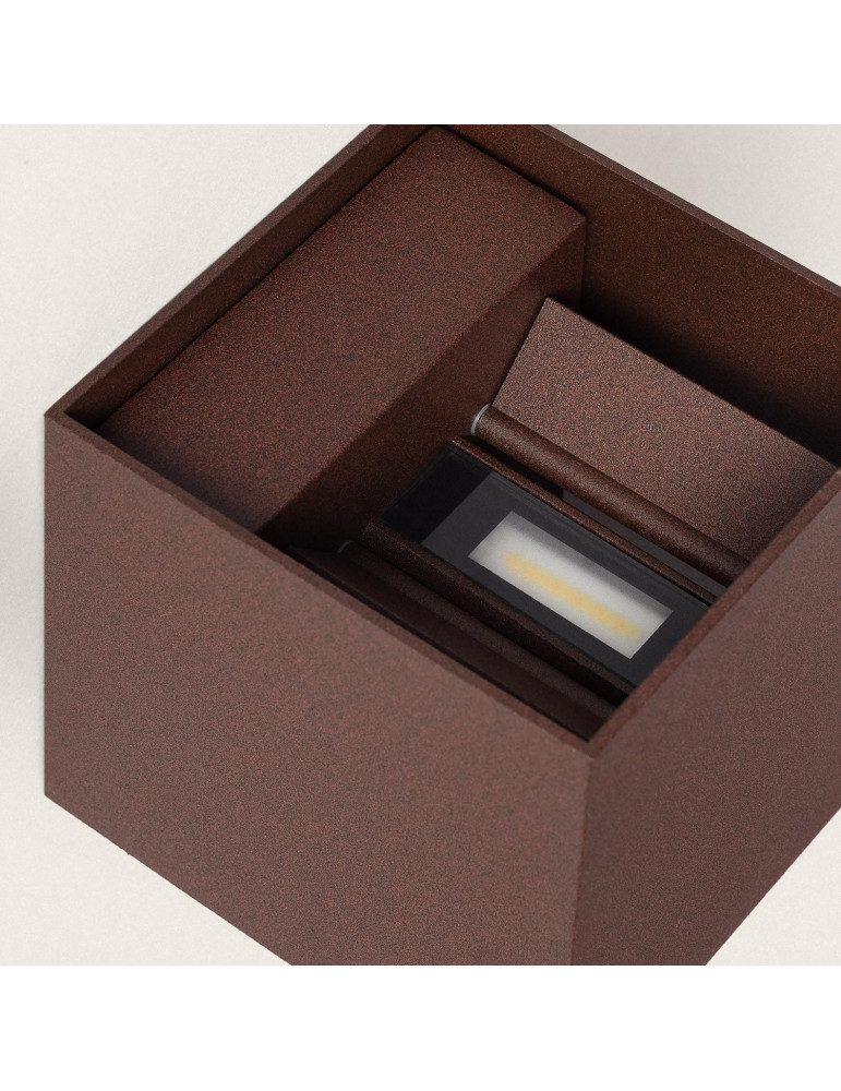 Applique Murale Extérieure LED 10 W Aluminium  Éclairage Double Face CCT Sélectionnable Iridix