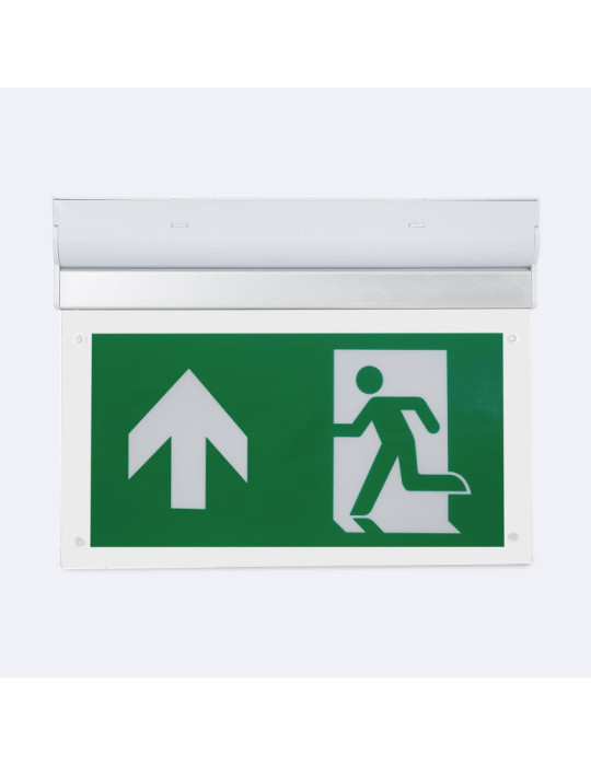 Signalisation de Secours LED en Saillie 60lm Permanent/Non Permanent Double Face