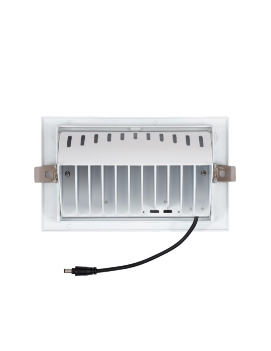 Spot Downlight LED 38W Rectangulaire Orientable SAMSUNG 130 lm/W LIFUD Coupe 210x125 mm