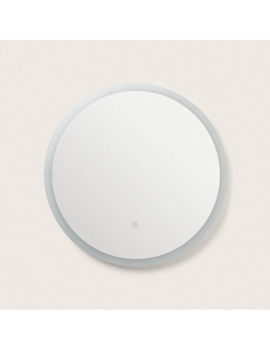 Miroir de Salle de Bain avec éclairage LED et Anti-buée Minna Ø60 cm