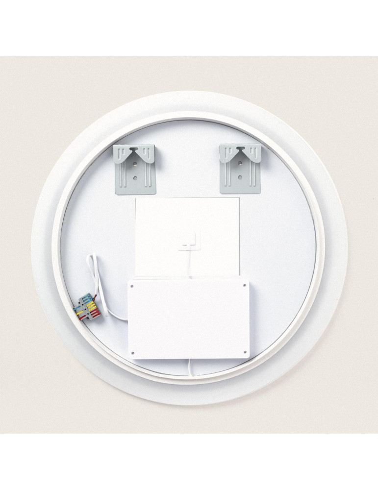 Miroir de Salle de Bain avec éclairage LED et Anti-buée Minna Ø60 cm