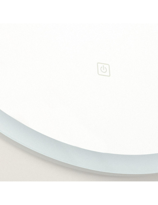 Miroir de Salle de Bain avec éclairage LED et Anti-buée Minna Ø60 cm