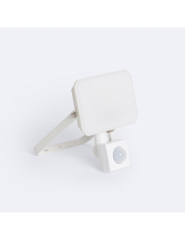 Projecteur LED 20W IP65 avec capteur PIR Blanc