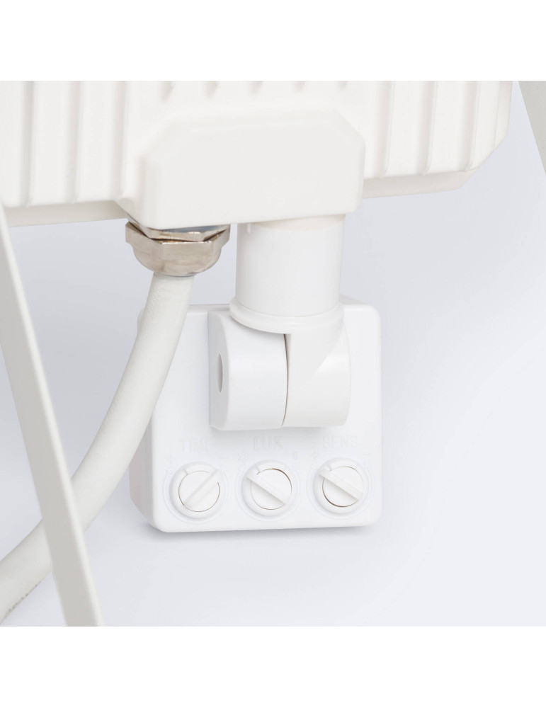 Projecteur LED 20W IP65 avec capteur PIR Blanc