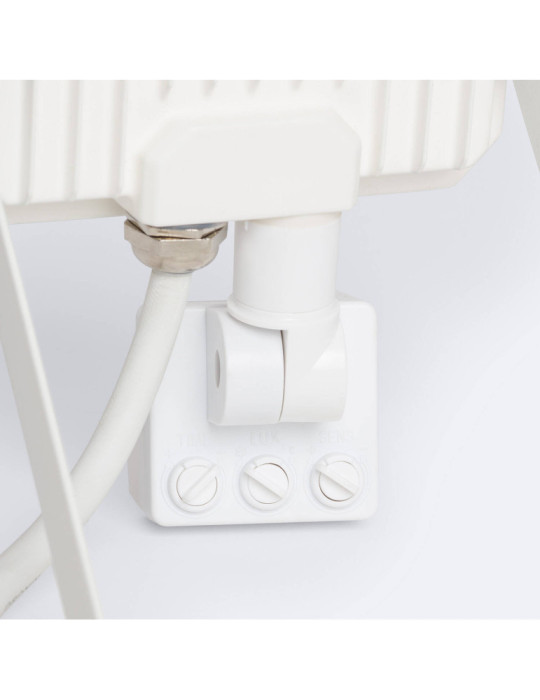 Projecteur LED 20W IP65 avec capteur PIR Blanc