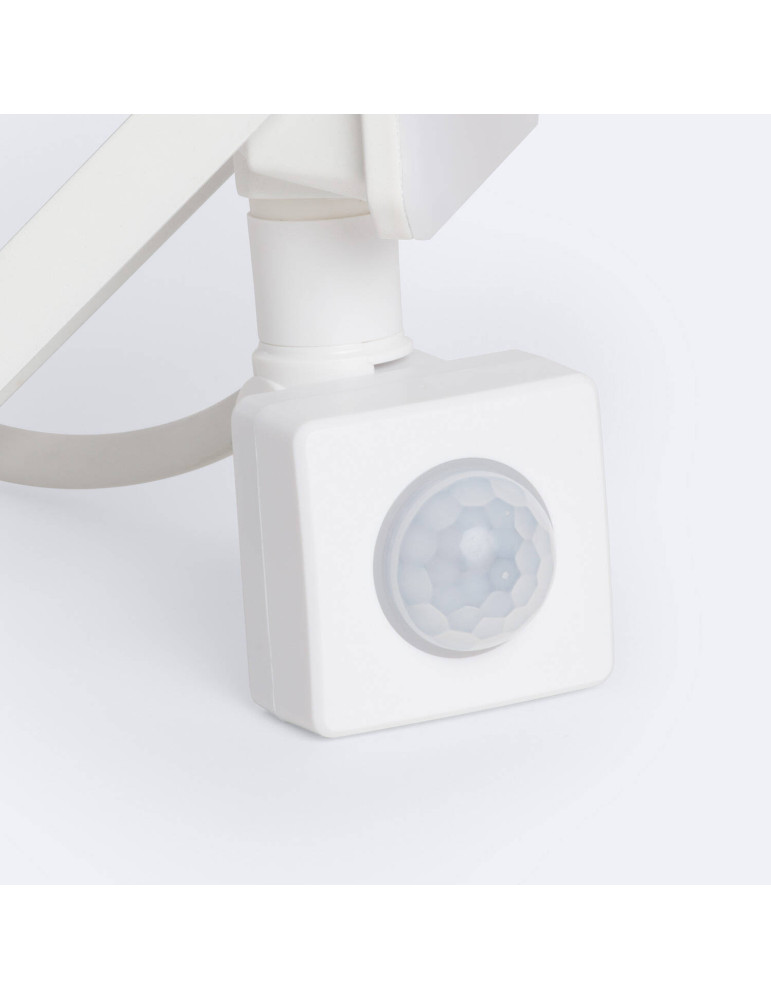 Projecteur LED 20W IP65 avec capteur PIR Blanc