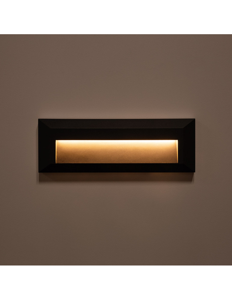 Aplique de Pared LED Élide IP65 2W Negro