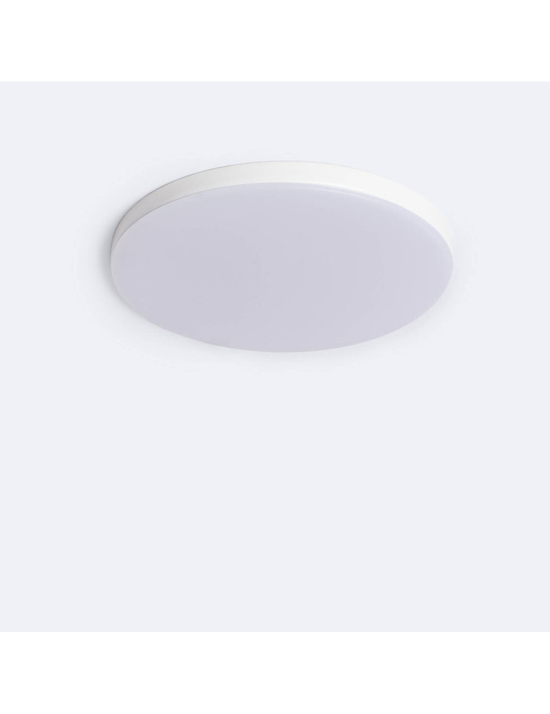 Dalle LED 9W Ronde Extra-Plate en Saillie Coupe Ø70 mm  No Flicker