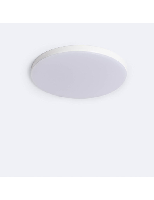 Dalle LED 9W Ronde Extra-Plate en Saillie Coupe Ø70 mm No Flicker
