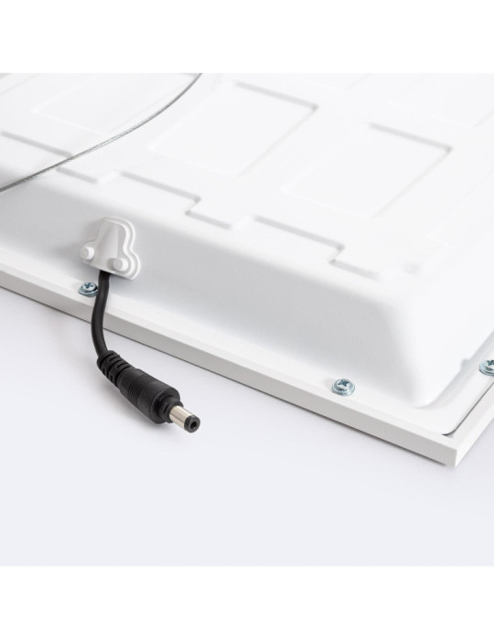 Panneau LED 120x60 cm 64W 6400lm avec Boîtier de Connexion Rapide et Câble de Sécurité