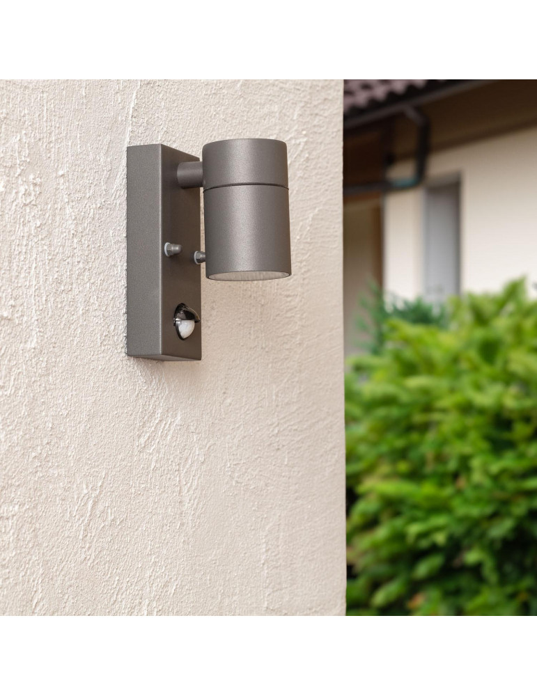 Applique Murale Extérieure Acier Inoxydable avec Capteur PIR Stone