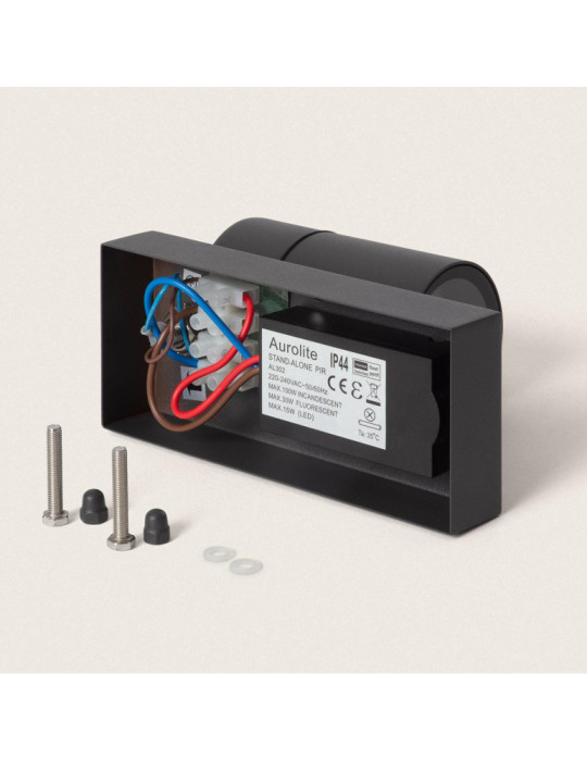 Applique Murale Extérieure Acier Inoxydable avec Capteur PIR Stone