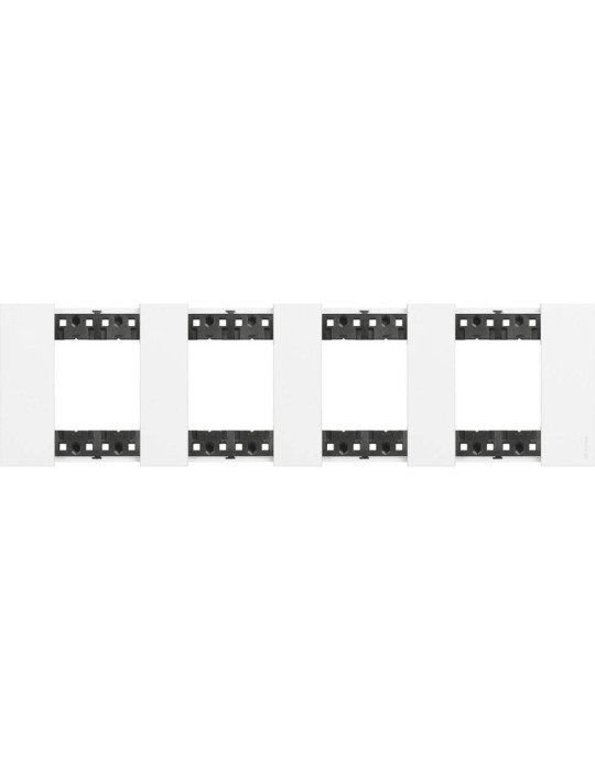 Platine de Finition 2 x 4 Modules BTicino Living Now KA4802M4K_