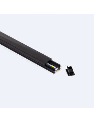 Profilé Aluminium en Saillie 2m pour Ruban LED jusqu'à 9 mm