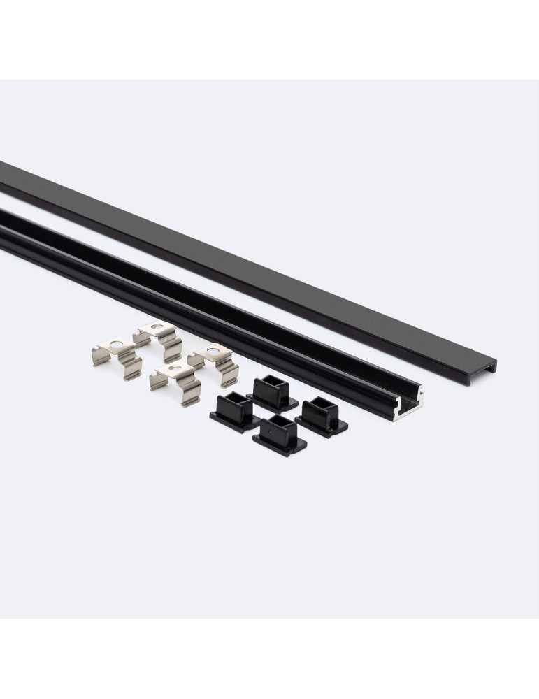 Profilé Aluminium en Saillie 2m pour Ruban LED jusqu'à 9 mm