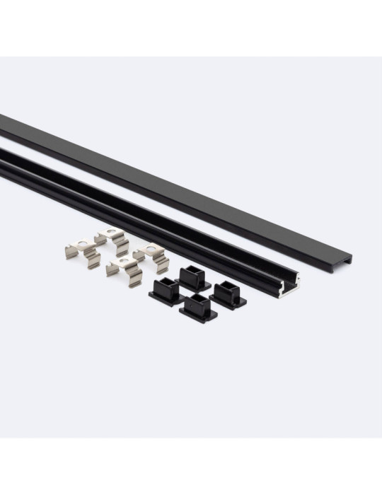 Profilé Aluminium en Saillie 2m pour Ruban LED jusqu'à 9 mm