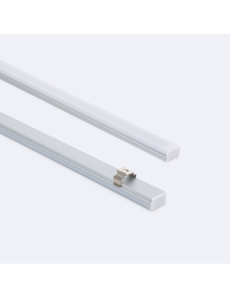 Profilé Aluminium en Saillie 2m pour Ruban LED jusqu'à 9 mm