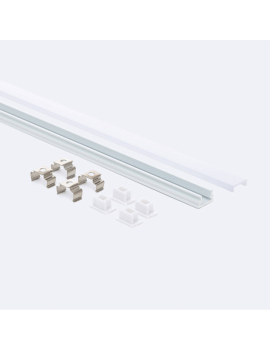 Profilé Aluminium en Saillie 2m pour Ruban LED jusqu'à 9 mm