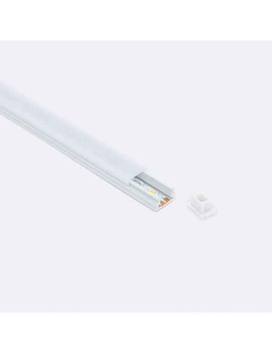 Profilé Aluminium en Saillie 2m pour Ruban LED jusqu'à 9 mm
