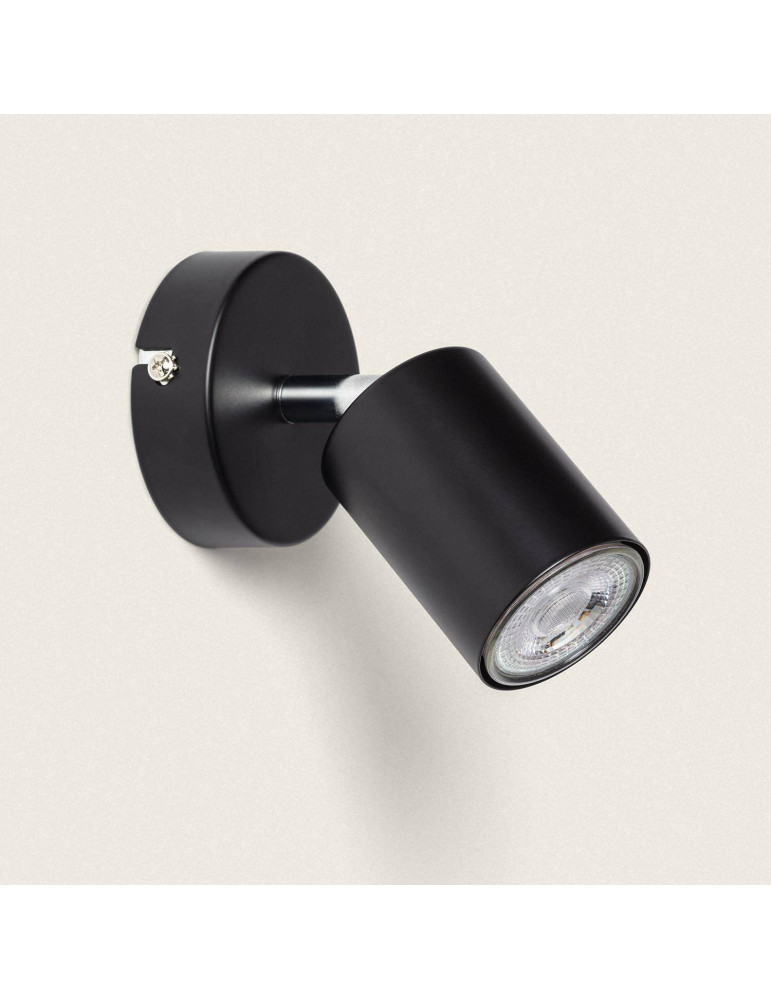 Plafonnier Orientable Métal 1 Spot Albus Black