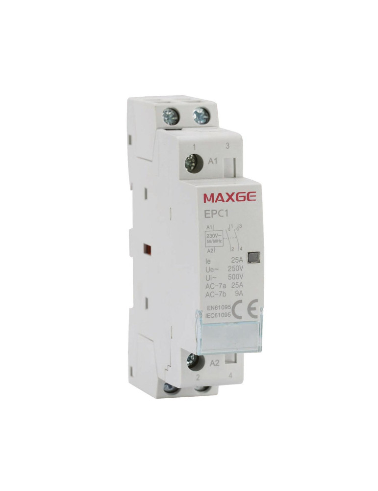 Contacteur MAXGE 2P-25A-230V AC