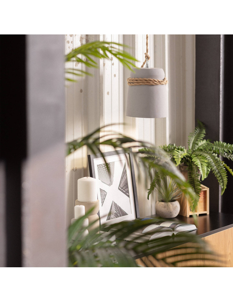 Suspension Ciment et Corde Dawan