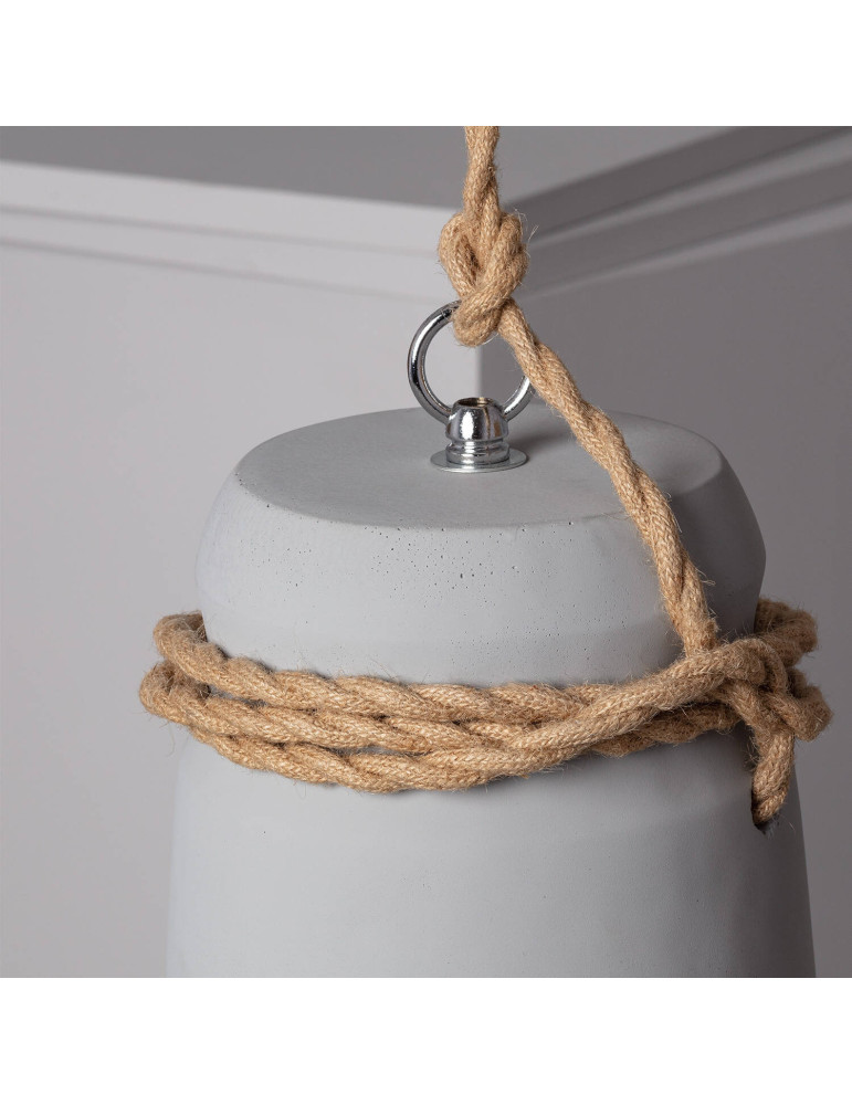 Suspension Ciment et Corde Dawan