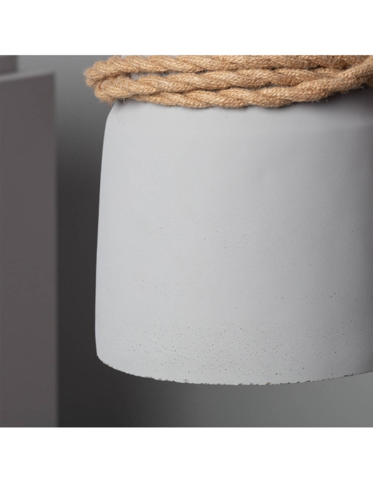 Suspension Ciment et Corde Dawan