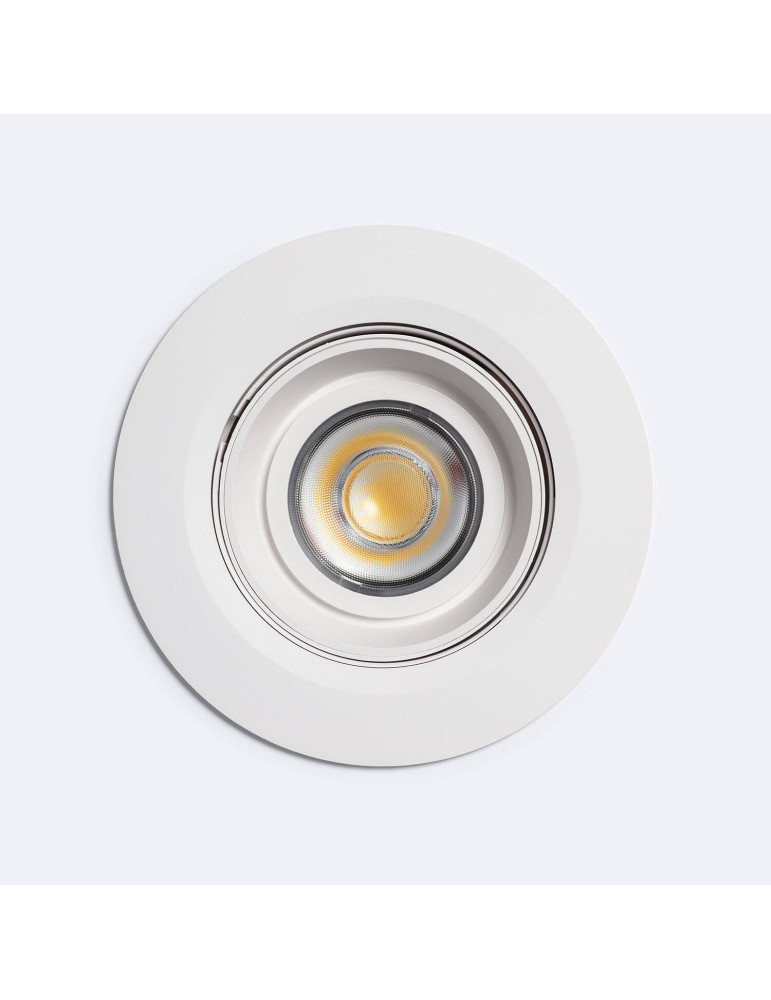 Downlight LED 38W Rond Orientable OSRAM 120lm/W LIFUD Coupe Ø 170 mm