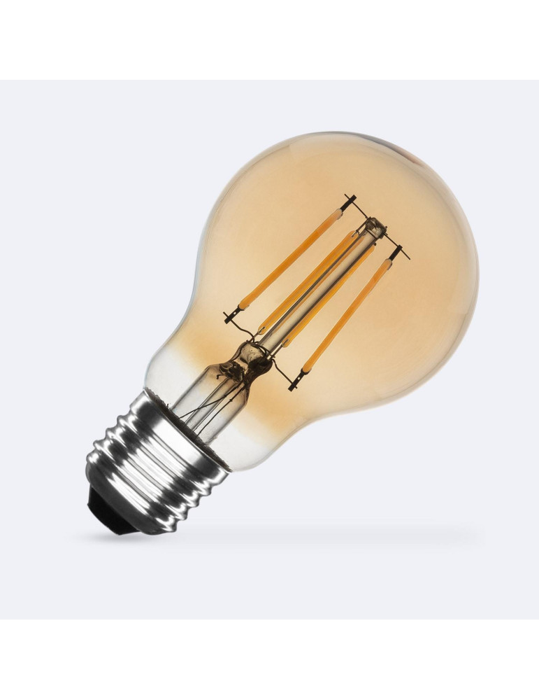 Ampoule LED Filament E27 6W 600 lm A60 Gold Ampoule LED Filament E27 6W 600 lm A60 Gold