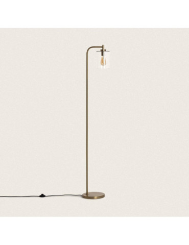 Lampadaire Métal et Verre Joile