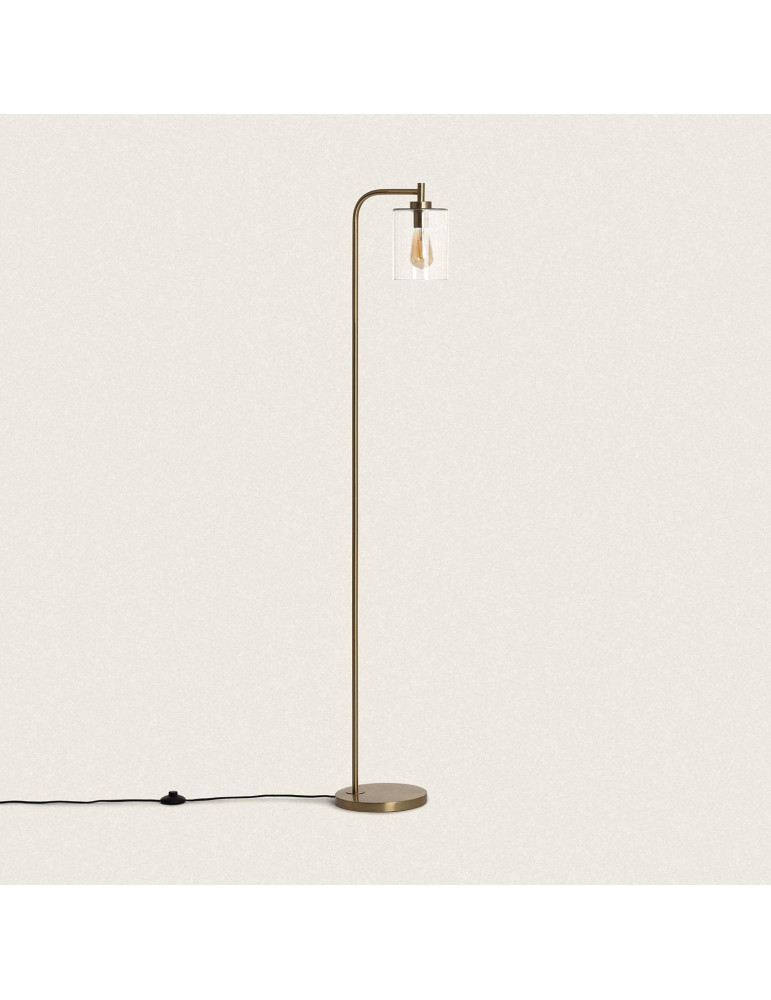 Lampadaire Métal et Verre Joile