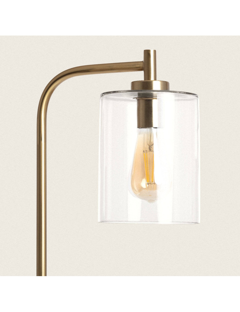 Lampadaire Métal et Verre Joile