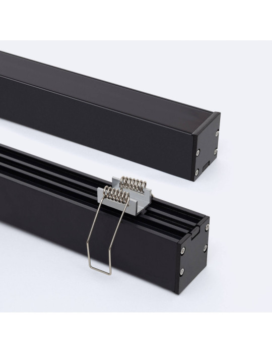 Profilé Aluminium en Saillie avec Capot Continu pour Ruban LED jusqu'à 24 mm