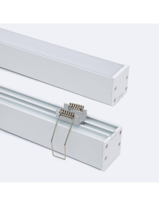 Profilé Aluminium en Saillie avec Capot Continu pour Ruban LED jusqu'à 24 mm