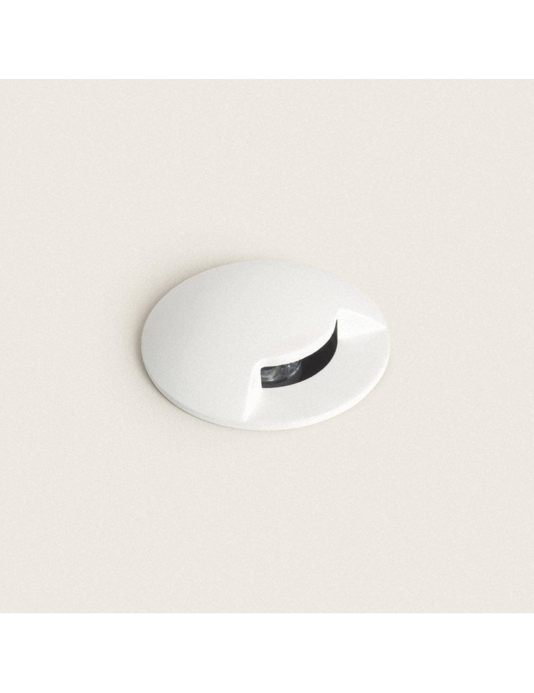 Balise Extérieure LED 3W  Encastrable au Sol Letso 1L Blanche
