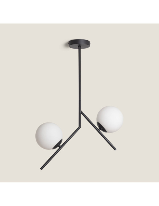 Suspension Métal et Verre Balts
