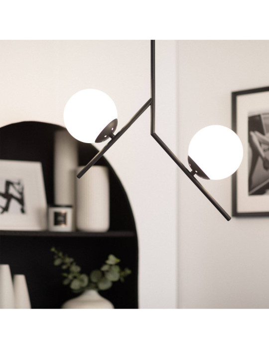 Suspension Métal et Verre Balts