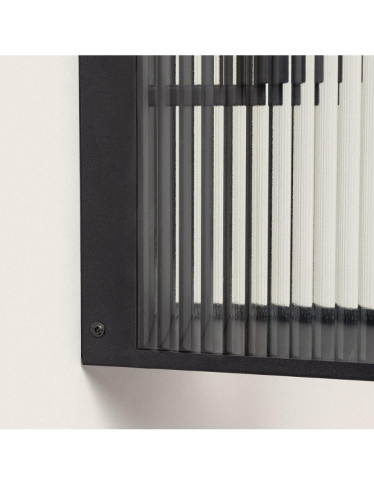 Applique Murale Extérieure Métal et Verre Taiga