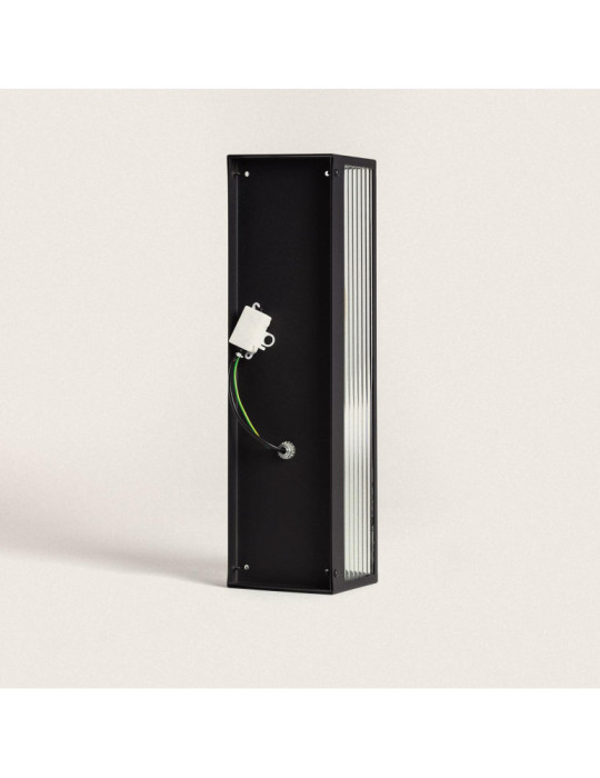 Applique Murale Extérieure Métal et Verre Taiga