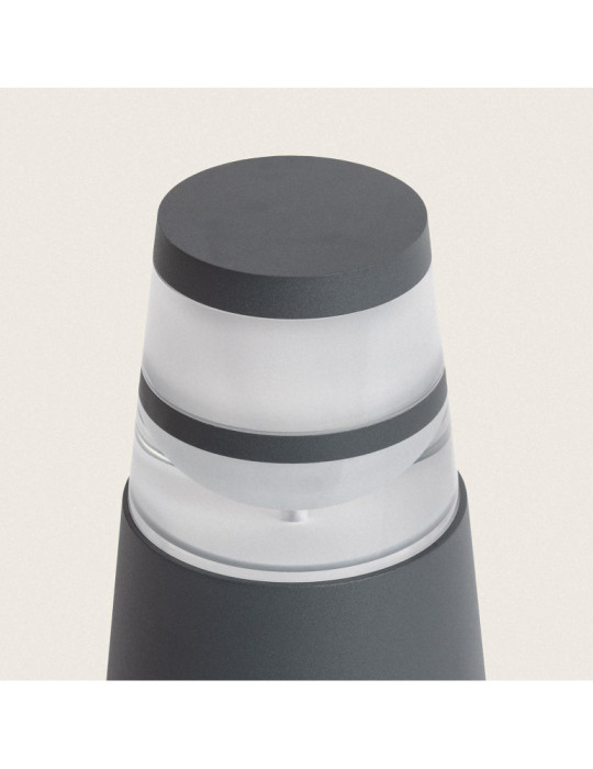 Balise Extérieure LED 9W sur Pied 30 cm en Saillie Dareh