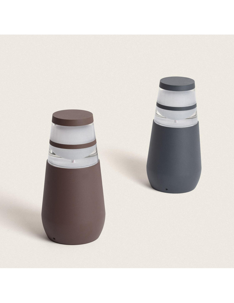 Balise Extérieure LED 9W sur Pied 30 cm en Saillie Dareh