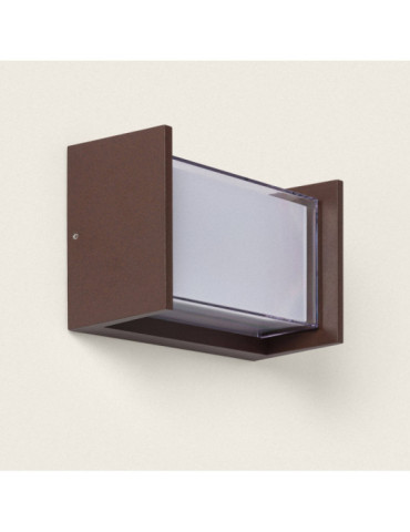 Applique murale extérieur LED à double diffuseur sélectionnable Isolde 12 W en aluminium CCT