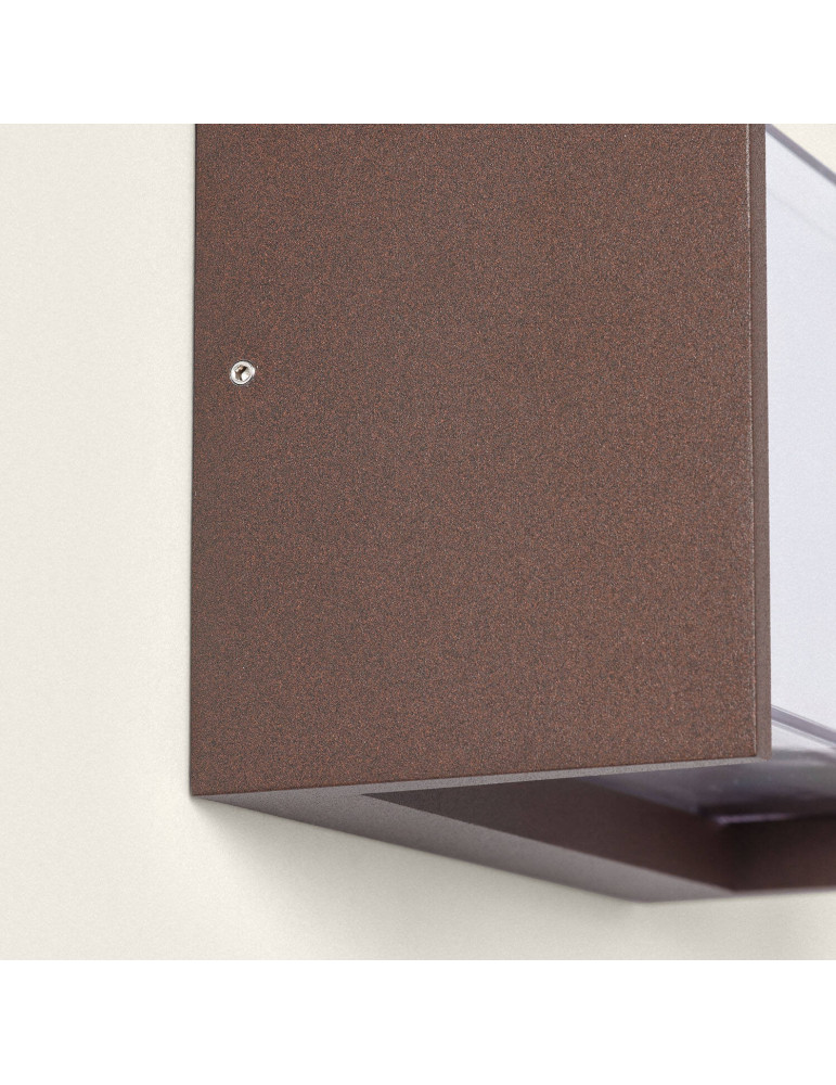 Applique murale extérieur LED à double diffuseur sélectionnable Isolde 12 W en aluminium CCT