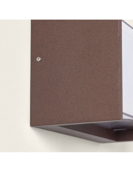 Applique murale extérieur LED à double diffuseur sélectionnable Isolde 12 W en aluminium CCT