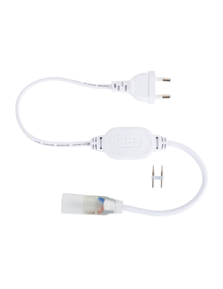 Tira Neón LED Regulable 220V AC 120 LED/m Rosa IP67 a Medida Corte cada 100 cm