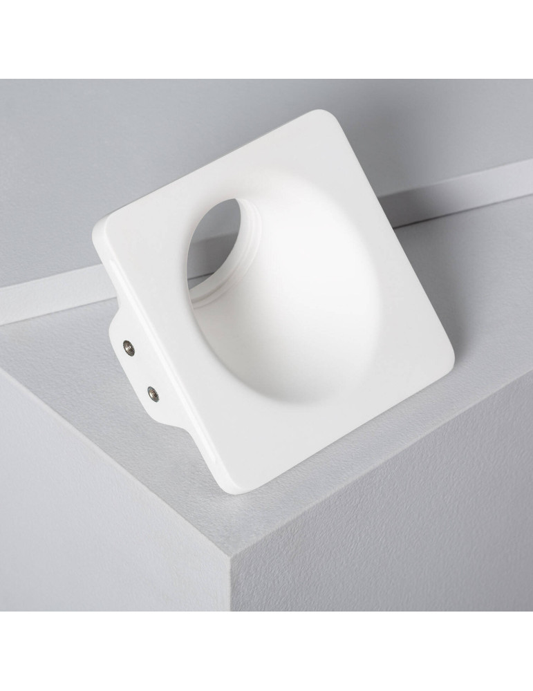 Collerette Downlight Intégration Plâtre/Pladur Accent pour Ampoule LED GU10/GU5.3 Coupe 123x123 mm UGR17 Collerette Downlight Intégration Plâtre/Pladur Accent pour Ampoule LED GU10/GU5.3 Coupe 123x123 mm UGR17